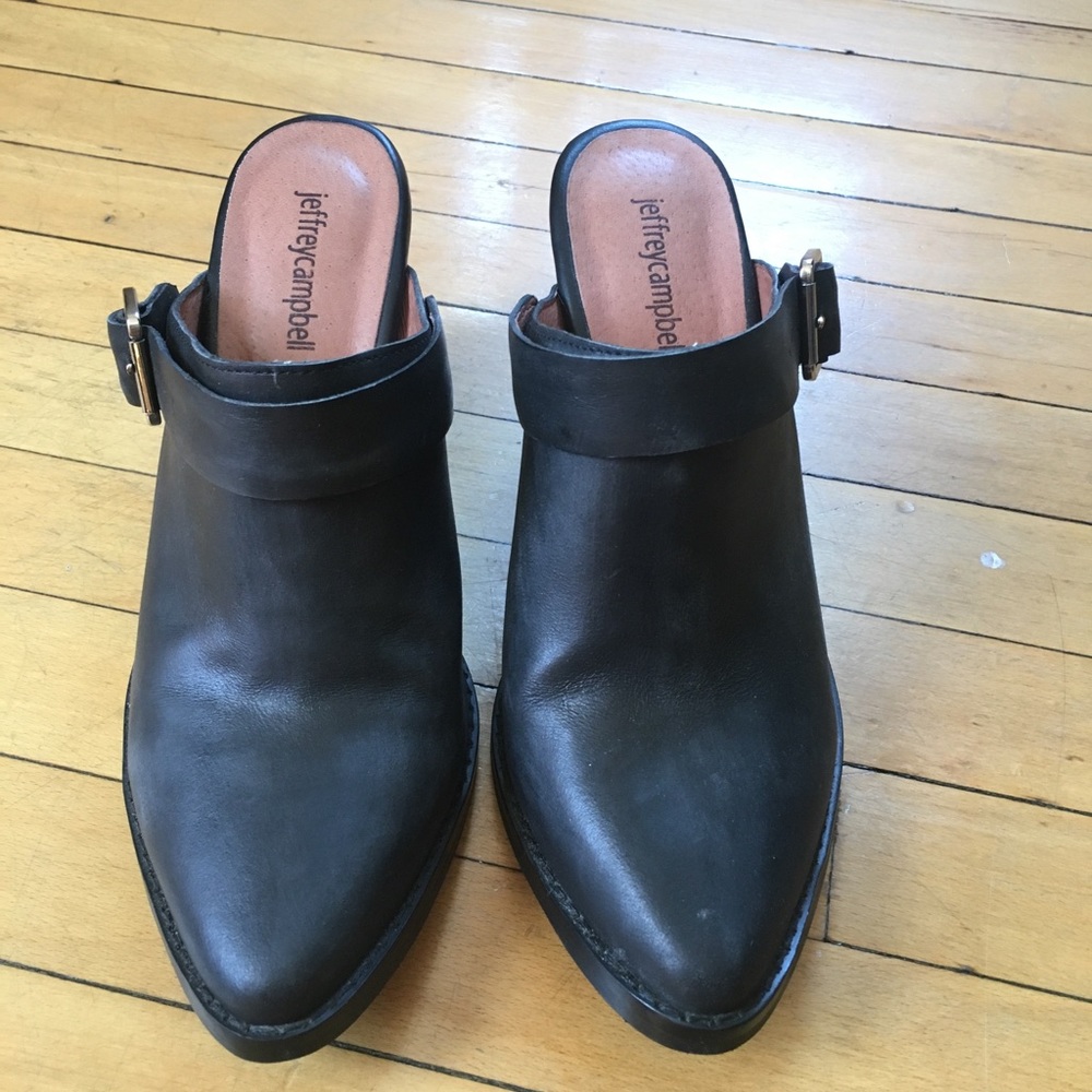 Jeffry Campbell mules size 9